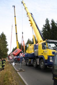 Kurth Autokrane Fotogalerie Bergedienst – Für jede Lage gerüstet!