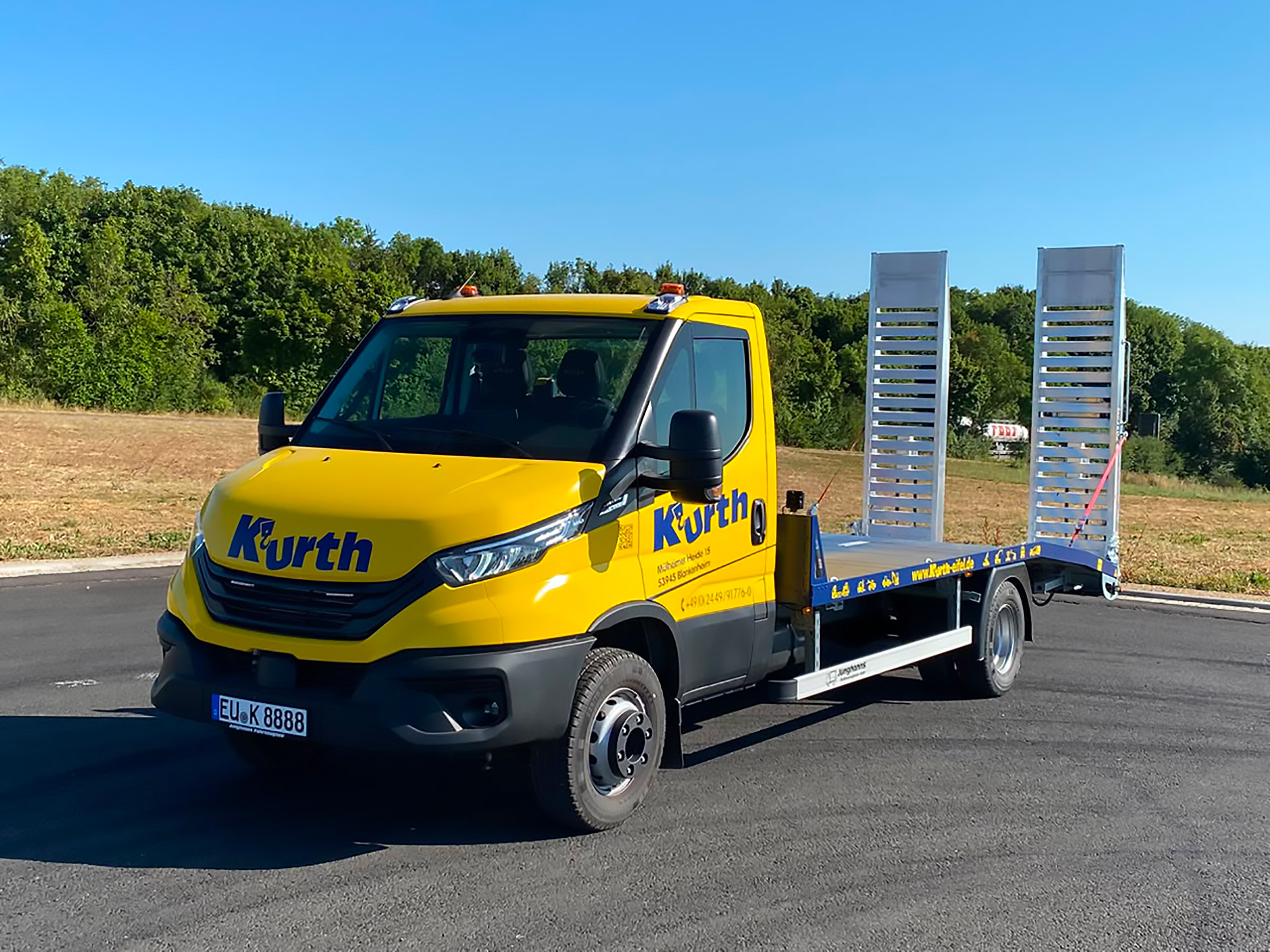 Neu im Fuhrpark – IVECO Daily Maschinen-Transporter